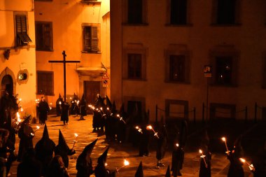 Kutsal Hafta, Castiglion Fiorentino, Arezzo, İtalya