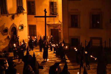 Kutsal Hafta, Castiglion Fiorentino, Arezzo, İtalya