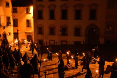 Kutsal Hafta, Castiglion Fiorentino, Arezzo, İtalya