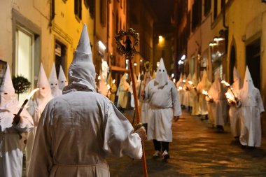 Kutsal Hafta, Castiglion Fiorentino, Arezzo, İtalya