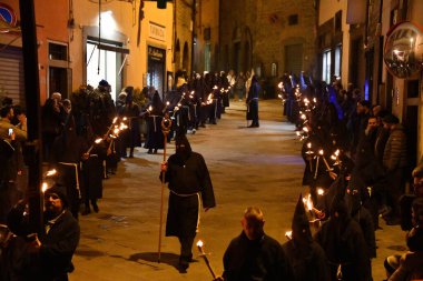 Kutsal Hafta, Castiglion Fiorentino, Arezzo, İtalya