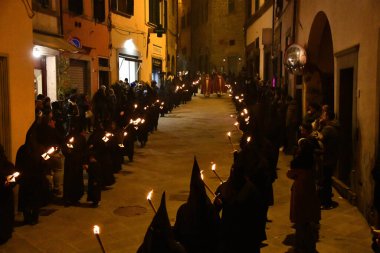 Kutsal Hafta, Castiglion Fiorentino, Arezzo, İtalya