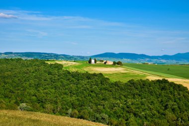 Toskana kırsalında, güzel ve eşsiz.