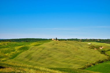 Toskana kırsalında, güzel ve eşsiz.