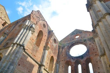 Abbey san galgano, Toskana, İtalya