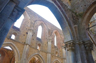 Abbey san galgano, Toskana, İtalya