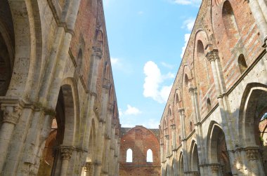 Abbey san galgano, Toskana, İtalya