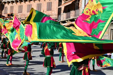 Siena, Toskana, İtalya manzarası