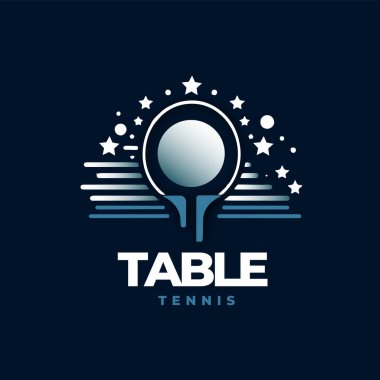 Masa tenisi logosu ping pong olarak bilinen bir spordur, raket sporudur.
