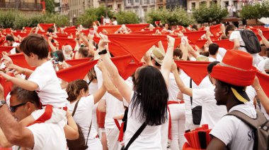     Apertura de San Fermn. Cupinazo en la Plaza del CastilloPamplona (Navarara) 6 de julio de 2023 ao                            