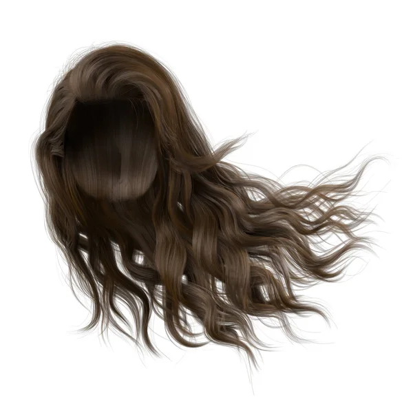 Fashion Model Long Wavy Hair- White - Roblox