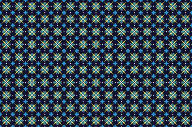 Soyut geometrik vektör ile kusursuz desen