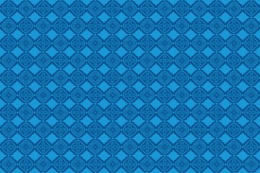 Soyut geometrik vektör ile kusursuz desen, Asya geleneksel batik motifi