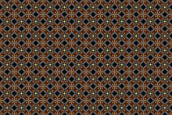 Soyut Vektör illüstrasyon arka planına sahip kusursuz Desen, Vintage Biçimi