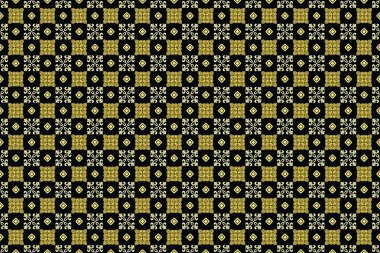 Soyut geometrik ile kusursuz desen