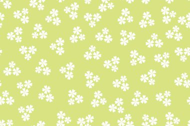 Çiçekli vektör illüstrasyonlu kusursuz desen, Endonezya batik motifi