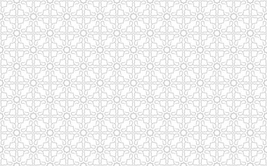 Soyut geometrik, geleneksel stil, klasik dekorasyon, Endonezya batik motifli kusursuz desen