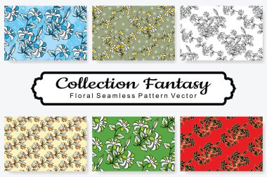 Çiçek arkaplanı - Tropikal çiçekli pürüzsüz desen