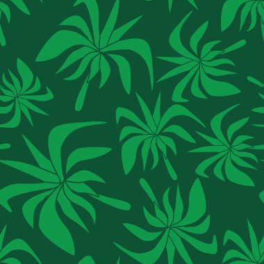 Çiçek Arkaplanı - Kusursuz Desen Vektörü, Çiçek Batik Motifi