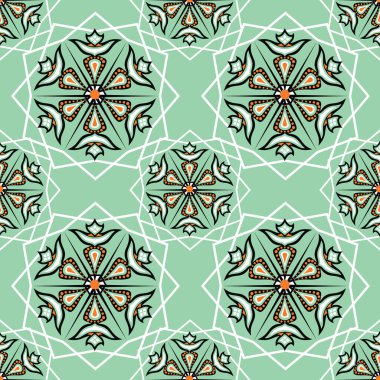 Soyut Arkaplan - Kusursuz Desen Vektörü