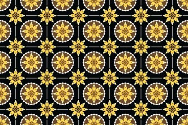 Soyut geometrik vektör ile kusursuz desen