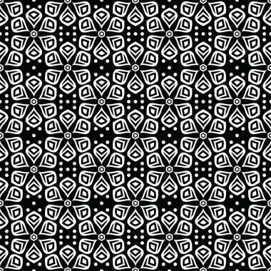 Soyut geometrik vektör ile kusursuz desen