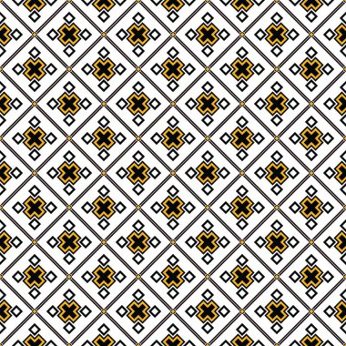 Soyut geometrik vektör illüstrasyonu ile kusursuz desen