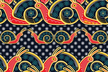 Benzersiz geometrik vektörü olan kusursuz salyangoz deseni