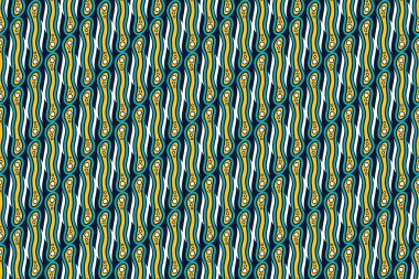 Soyut geometrik vektör ile kusursuz desen - Endonezya Batik Motifi