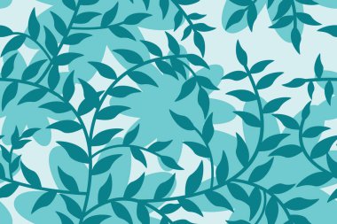 Çiçek arkaplanı - Tropik çiçek vektörlü pürüzsüz desen - Çiçek Batik Motifi