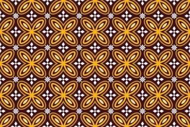 Soyut geometrik, geleneksel tarz, klasik dekorasyon illüstrasyon vektörüyle kusursuz desen