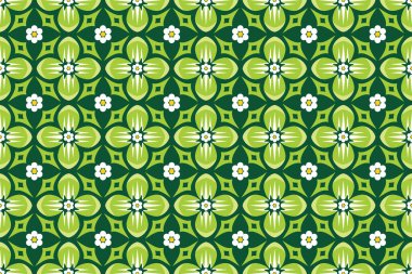 Soyut geometrik vektör ile kusursuz desen