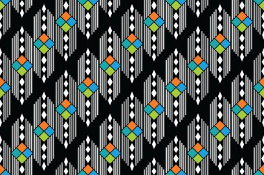 Soyut geometrik vektör ile kusursuz desen, basit batik motif, Endonezya Batik Motifi