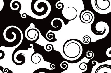 Soyut Kusursuz Desen Vektörü, Geometrik Desen Arkaplanı, Batik Motifini tekrarla