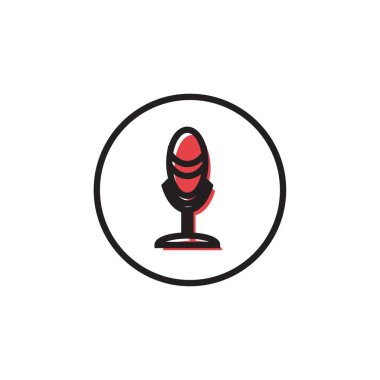 Easter egg and microphone icon
