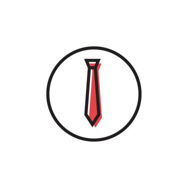 Tie icon. Flat vector related icon for web and mobile applications