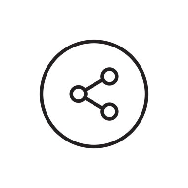 Share Icon Logo Design Element. Can Be Used For Share, Network, Connection Design Concept.