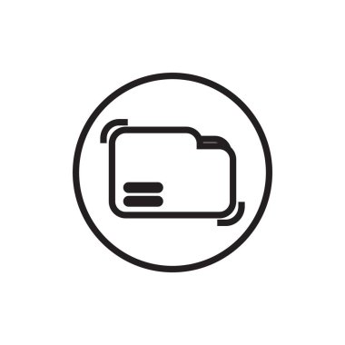 Folder flat icon. Pictogram for web page, mobile app, promo. UI UX GUI design element