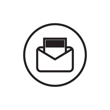 Mail icon. Flat design style modern vector illustration. Mail icon.