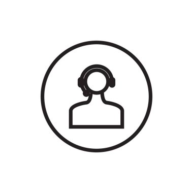 Call center icon vector isolated on white background for your web and mobile app design