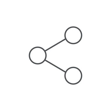 Share Icon Logo Design Element. Can Be Used For Share, Network, Connection Design Concept.