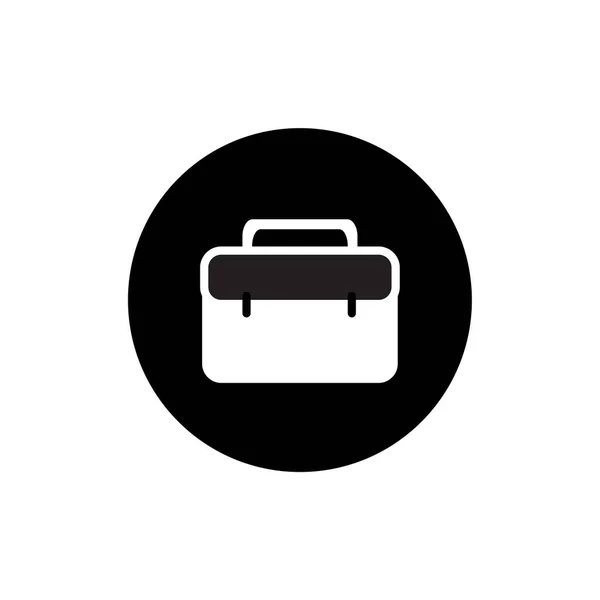 Briefcase Icon Flat Color Design Vector Illustration — 图库矢量图片