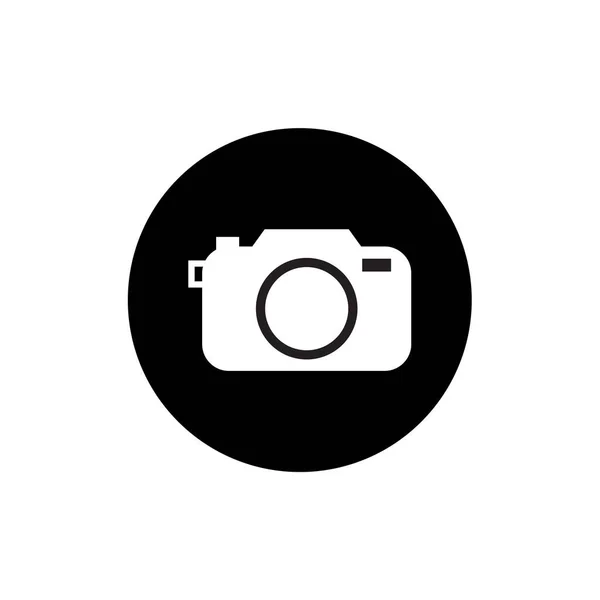Kamera Simgesi Logo Tasarım Elemanı. Fotoğraf, kamera, teknoloji, ekipman simgesi için kullanılabilir