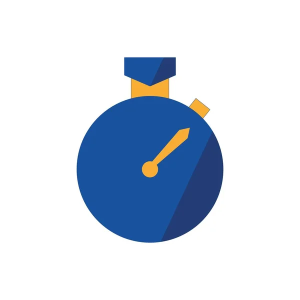 Stopwatch Icon Flat Color Style Time Management Stopwatch Timer — Διανυσματικό Αρχείο