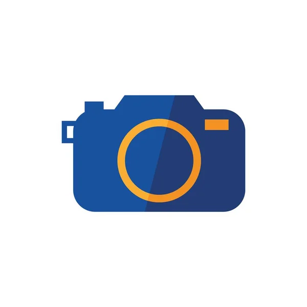 Kamera Simgesi Logo Tasarım Elemanı. Fotoğraf, kamera, teknoloji, ekipman simgesi için kullanılabilir