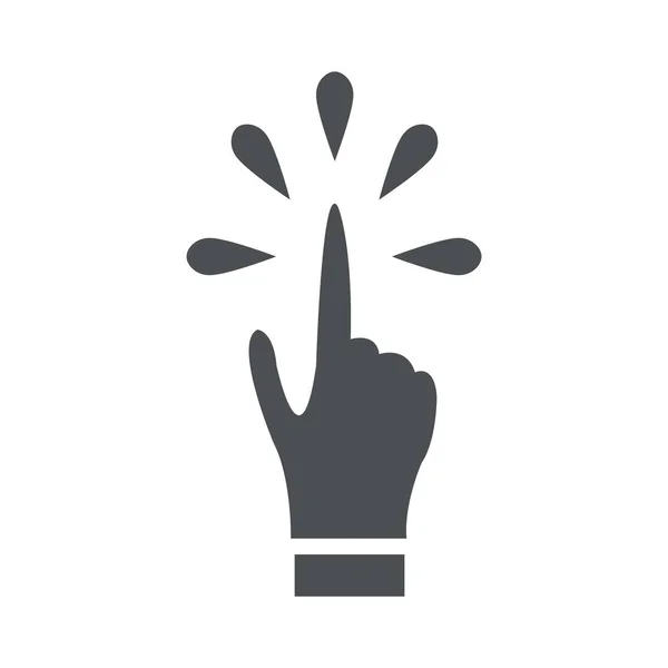 Hand Pointing Finger Icon — Διανυσματικό Αρχείο