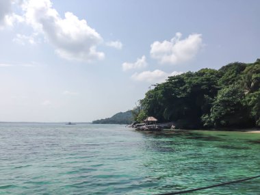 Beautiful tropical island on the Karimunjawa island, Indonesia. 