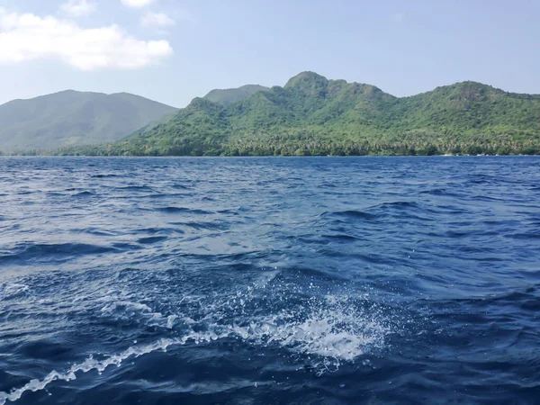 Vista Barco Para Ilha Karimunjawa Indonésia — Fotografia de Stock