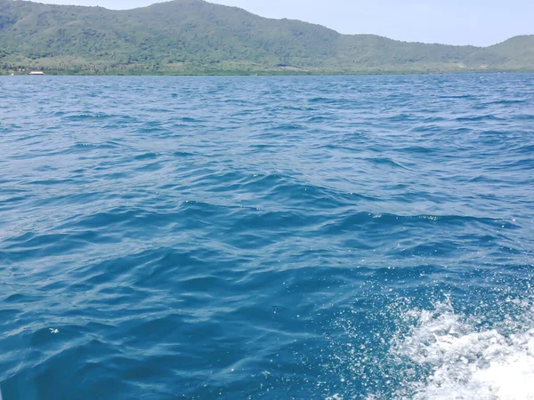 Güneşli Bir Günde Tekneden Güzel Bir Deniz Manzarası Pasifik Okyanusu — Stok fotoğraf