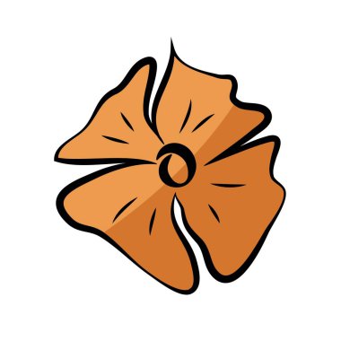 Leaves flower flat icon. Single high quality outline symbol for web design or mobile app. Leaves thin line signs for design logo, visit card, etc.